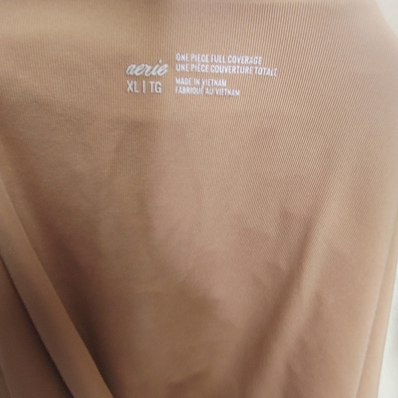 Aerie animal print tie waist swimsuit size XL - Picture 9 of 11